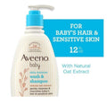 Baby Shampoo and Wash Light Scent Oat Extract Aveeno 532ml