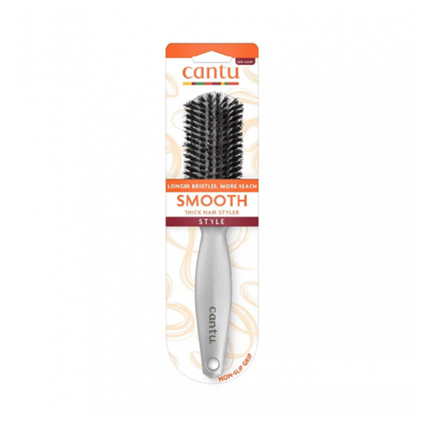 Cantu Volumizing Hair Styling Brush Long Bristles for Detangling and Smooth Styling