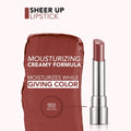 Flormar Sheer Up Lipstick 003 Pinky Nude Glossy Oil-Infused