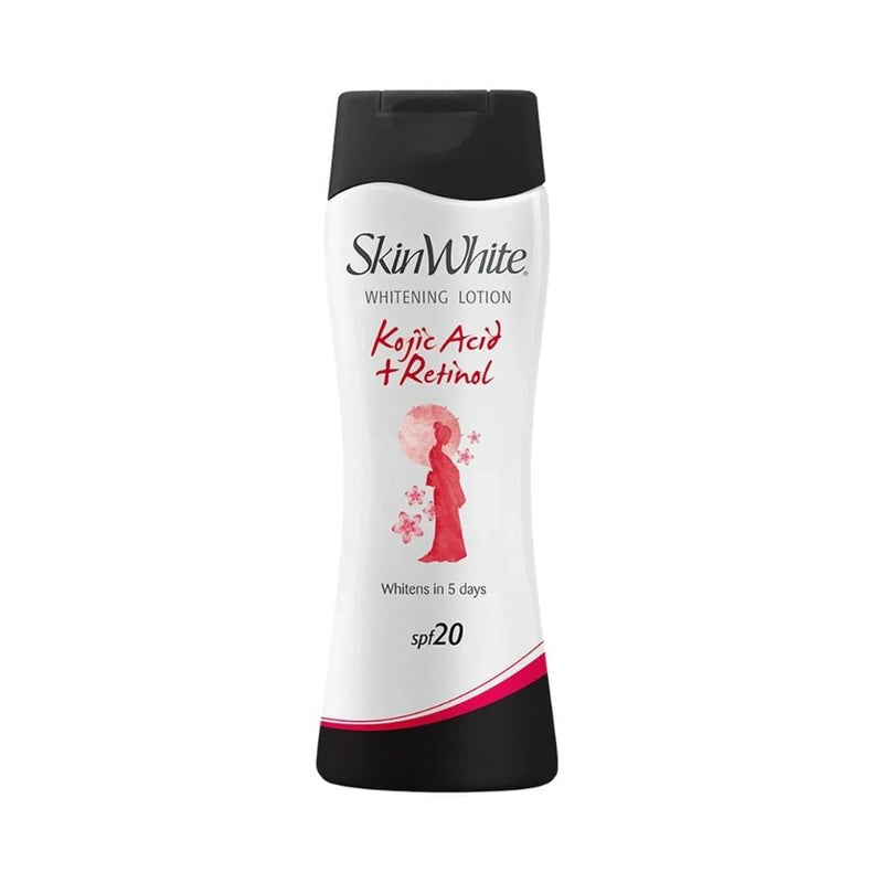 Skin White Body Lotion with Kojic Acid, Retinol, and SPF 20