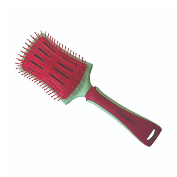 Samoran MS-347-9581E Detangling Hairbrush with Comfortable Handle