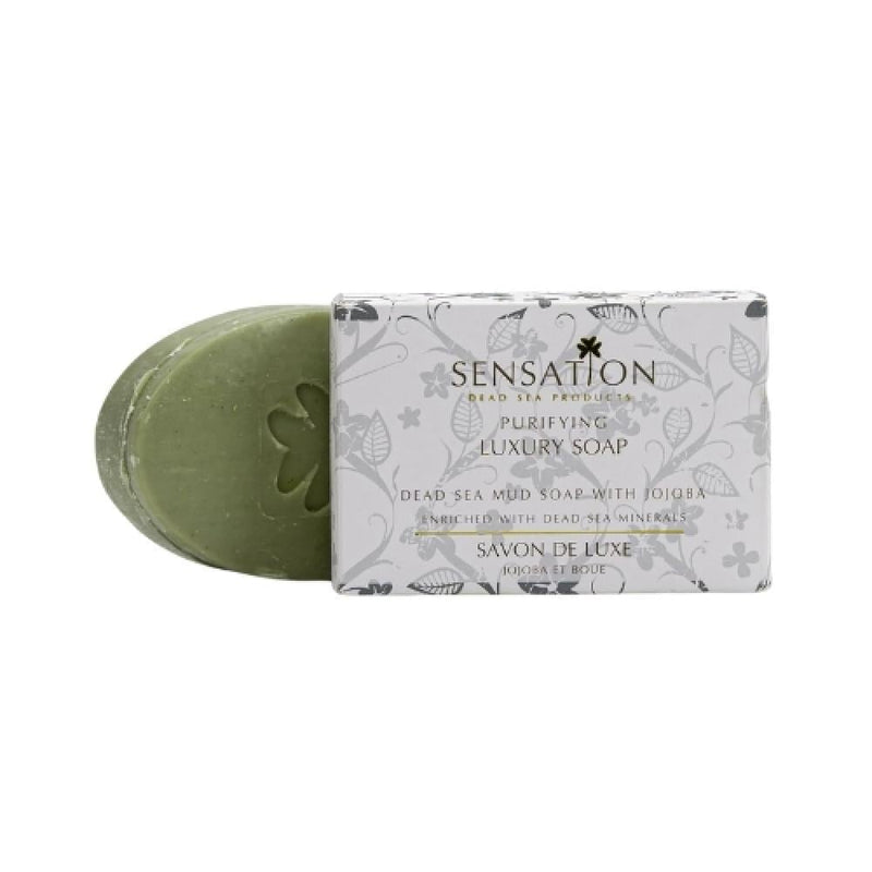 Sensation Dead Sea Mud Soap for Deep Cleansing, Mineral Rich, 160g