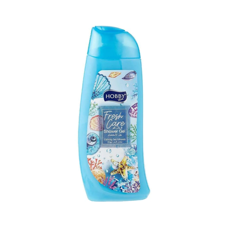 Hobby Fresh Care Shower Gel, Sea Minerals, Paraben-Free, pH-Balanced, 500 ml