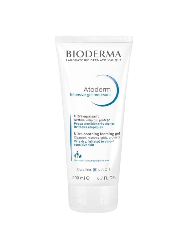 Foaming Cleansing Gel Sensitive Skin Bioderma Atoderm Intensive 200ml