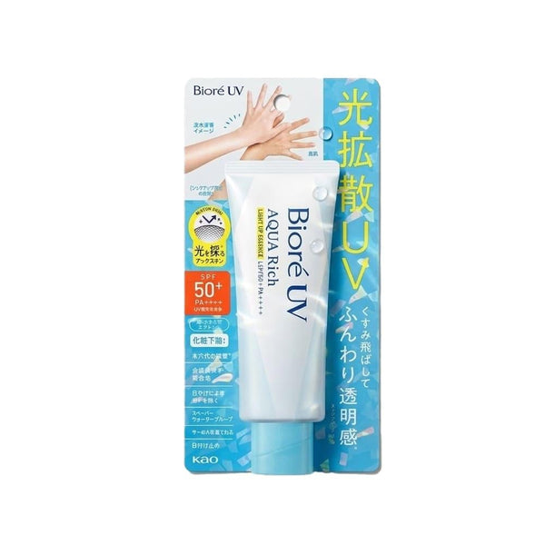 Best Sunscreen 2022 UV Aqua Rich Essence SPF50+ PA++++ Biore 70g