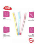 Feather Piany Razor Facial Hair Removal for Sensitive Skin 3pcs