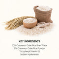 Hydrating Face Mask for Dry Skin Rice Smoothing Wash Off Skin Food 120g