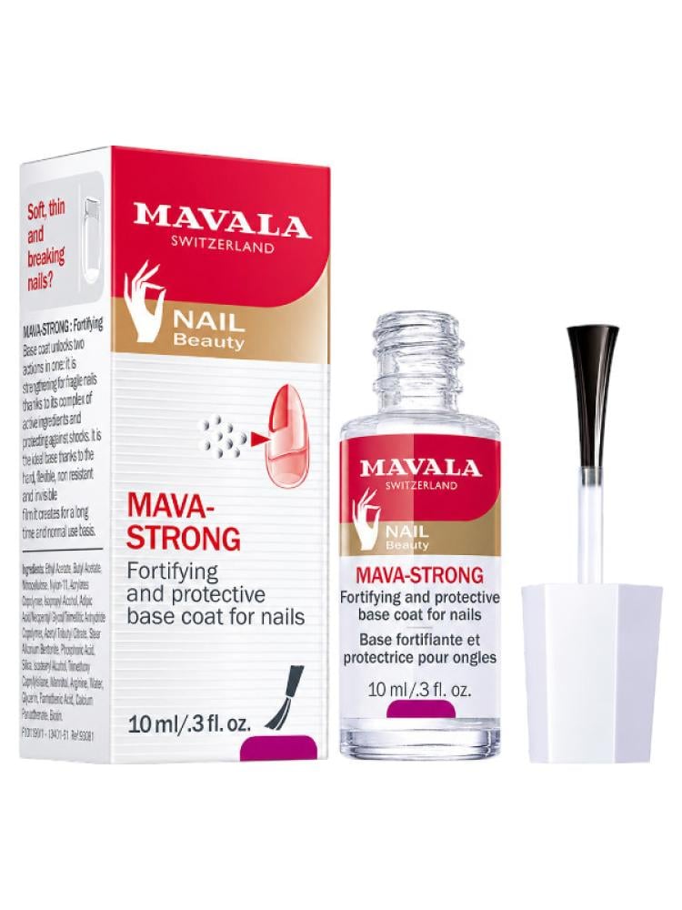 Mavala Mava-Strong Fortifying & Protective Base Coat for Nails 10ml