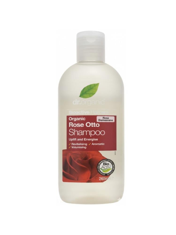 Dr. Organic Damask Rose Shampoo for Vitality & Shine - 265ml