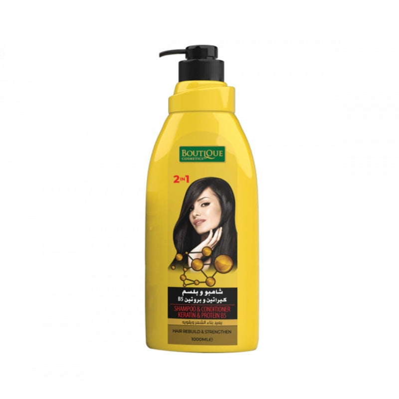 Boutique Keratin and B5 Protein Shampoo and Conditioner 1000 ml