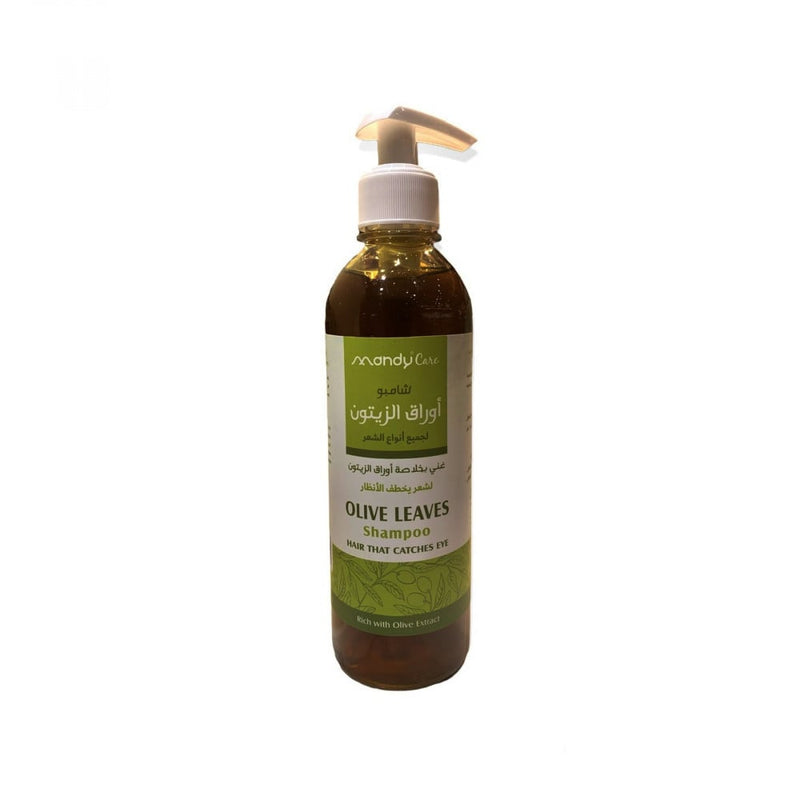 Mandy Care Olive Leaf Shampoo, Natural Hair Moisturizing, 400 ml