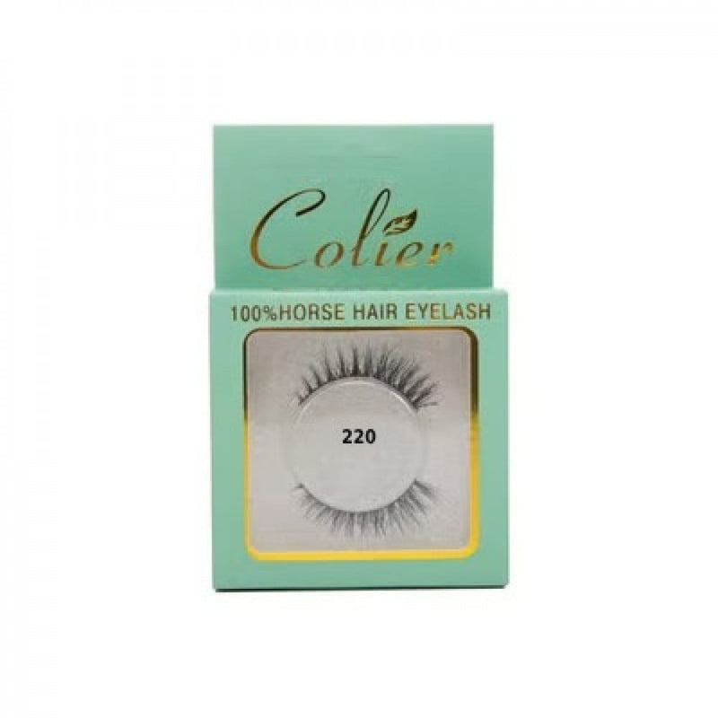 Collier Horsehair Eyelashes No. 220 Natural Hair Reusable