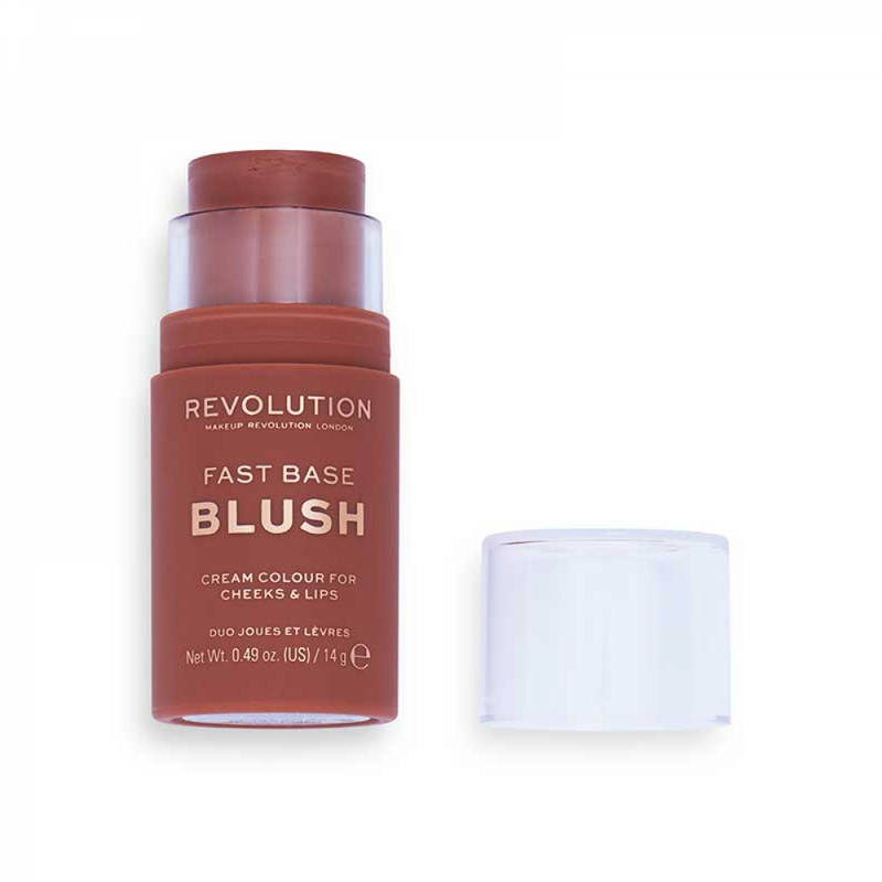 Revolution Fast Base Stick Blush in Mauve, Creamy Formula 14g