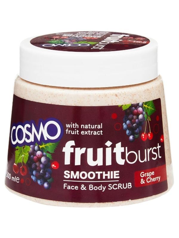 Cosmo Grapes & Cherries Face & Body Scrub 500ml