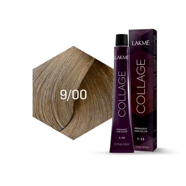 Permanent Hair Color Very Light Blonde Lakme Collage 9/00 100ml