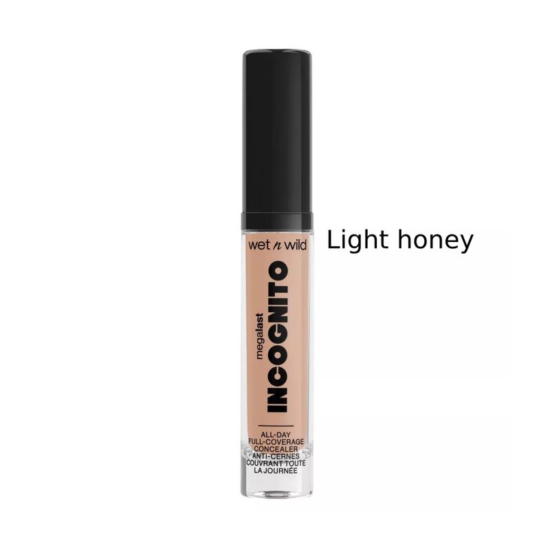 Wet n Wild MegaLast Incognito Concealer Light Honey Medium-Full Coverage