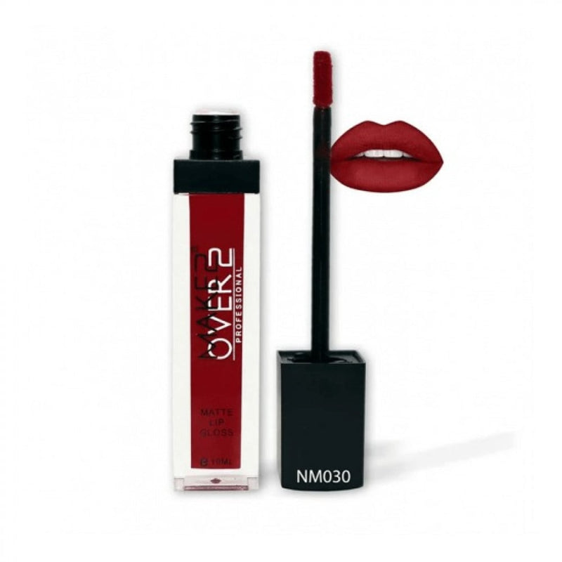 Make Over 22 Matte Lip Gloss Liquid Formula, NM030, 10ml