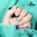 Castal Nail Polish 126 Glitter Finish Long-Lasting Formula