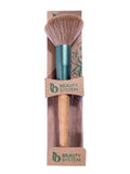 Beauty System Makeup Brush with Wooden Handle for Face Powder and Blush
