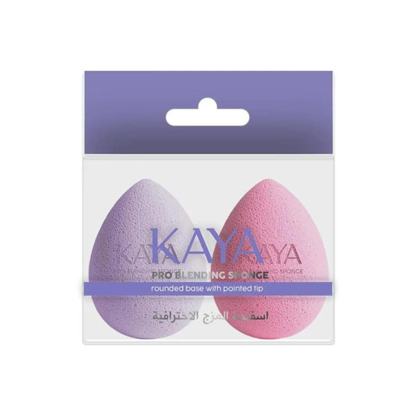 Kaya Professional Makeup Sponge Teardrop Blending Tool, 2-Pack