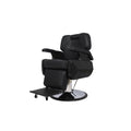 Salon System Audi Super Special Black Men's Barber Chair Leather Handle