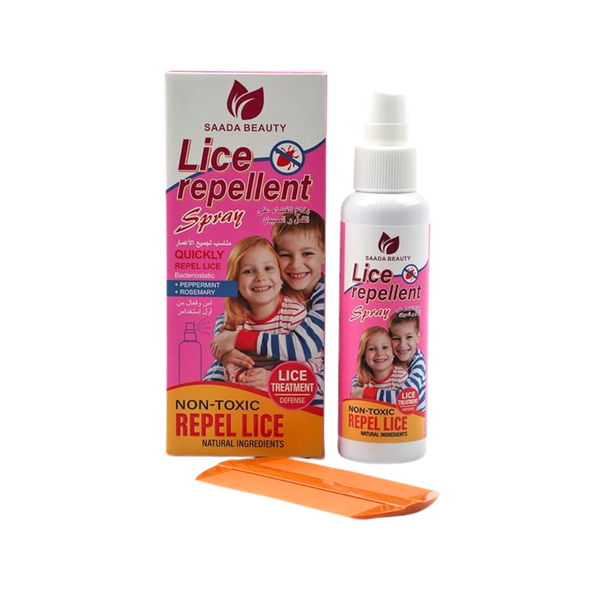 Saada Beauty Lice and Nits Support Spray, 120ml, All Ages
