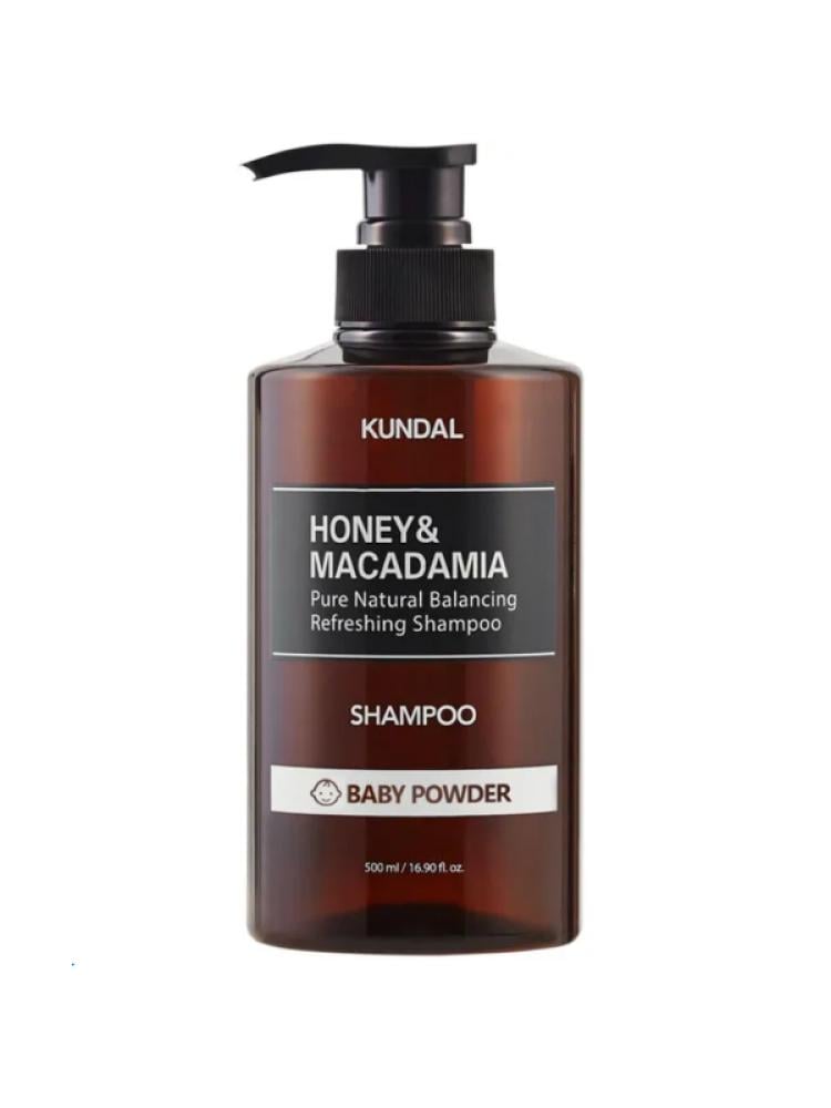 Kundal Honey & Macadamia Shampoo - Baby Powder Scent 500ml