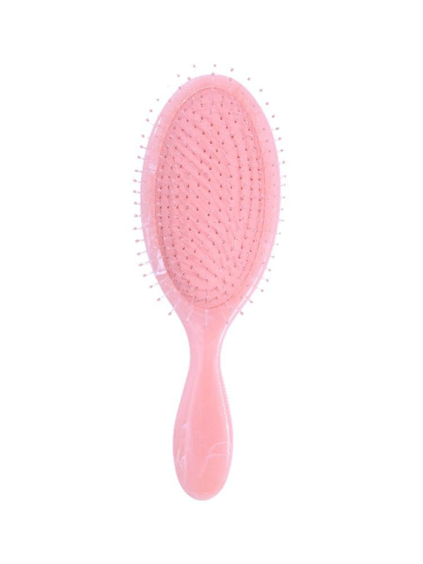 Hair System Detangling Hair Brush Flexible Bristles Pink