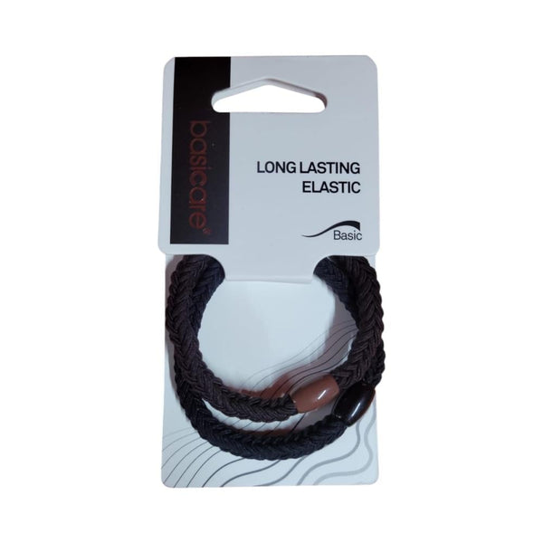 Besikur Elastic Hair Ties, Knitted Ponytail Holders, 2 Pack