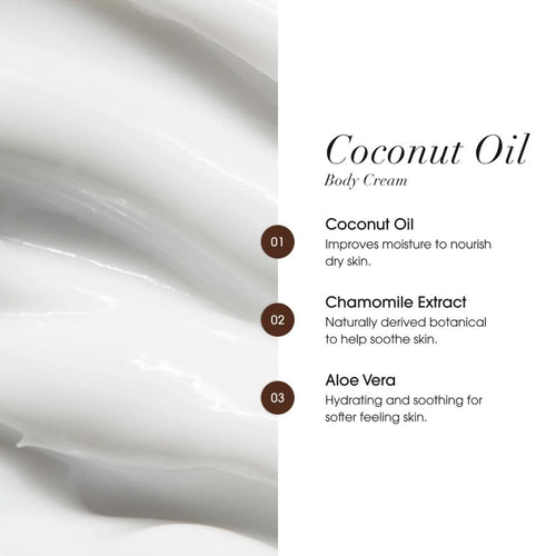 Advanced Clinicals Coconut Oil Body Cream - 454g
