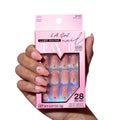 La Girl Lux Shine Artificial Nails GNT142 Total Vibe, 28 Pieces