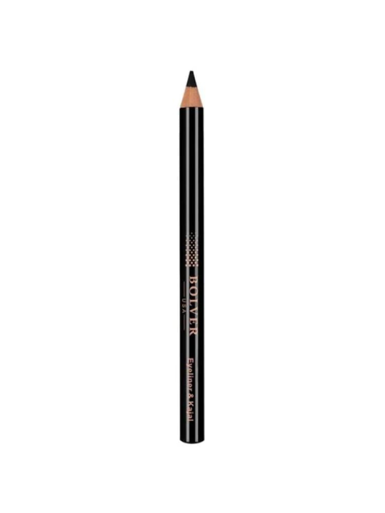 Black Eyeliner Pencil Wooden Smudge-Proof Definition Bolver P703 1g