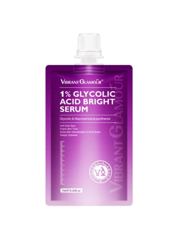 Glycolic Acid Serum Dark Spot Brightening 1% Exfoliating Vibrant Glamour 7ml