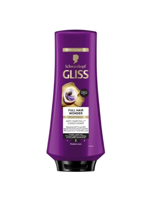 Schwarzkopf Gliss Anti-Fall Conditioner for Weak Hair - 360ml