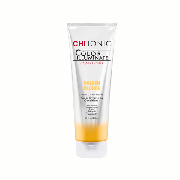 Chi Ionic Color Illuminate Conditioner, Golden Blonde Tones, Silk Protein, 251ml