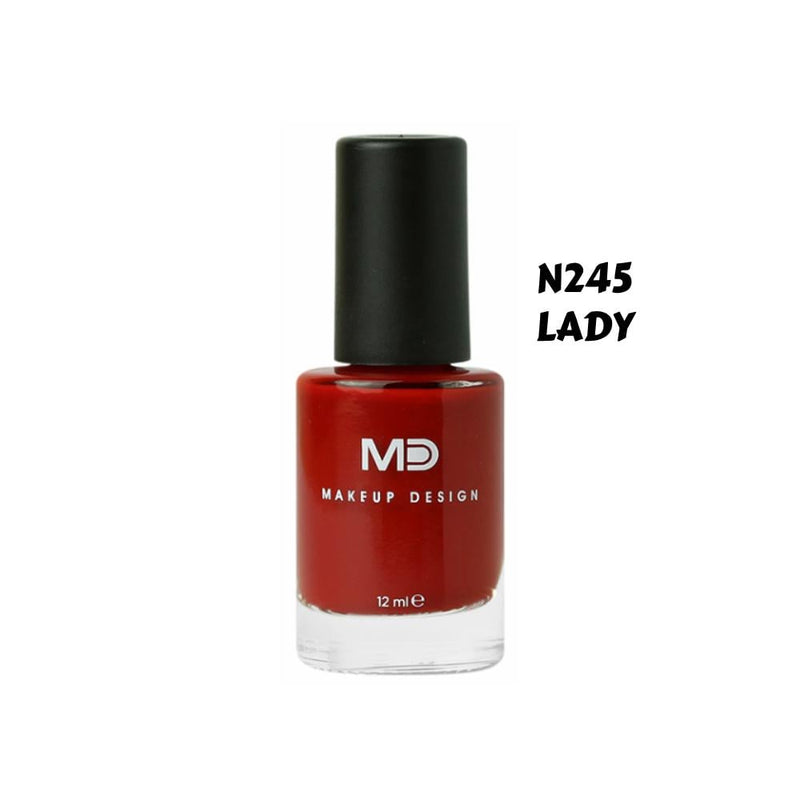 Md Nail Polish N245 - 12ml Long-Lasting Vibrant Color