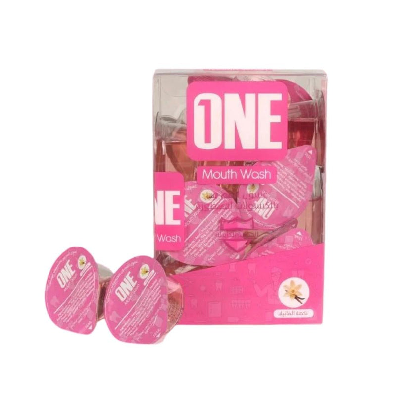 One Mouthwash Capsules, Vanilla Flavor, Gum Protection, 20 Capsules
