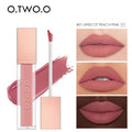 Matte Liquid Lipstick Waterproof Long-Lasting Apricot Peach Pink O.TWO.O 5g