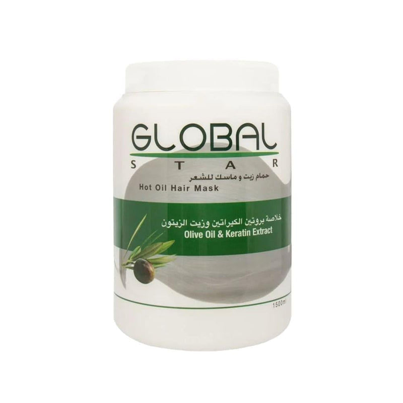 Keratin Hair Mask Olive Oil & Keratin Extract Deep Repair Globalstar 1500ml