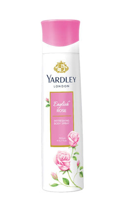 Yardley English Rose Body Spray - Long Lasting Freshness 150ml