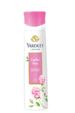 Yardley English Rose Body Spray - Long Lasting Freshness 150ml