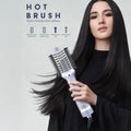 Hot Brush Styler Straightening Brush Ceramic Rebune 1200W