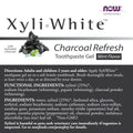 Charcoal Toothpaste for Whitening Stain Removal NOW XyliWhite 181g