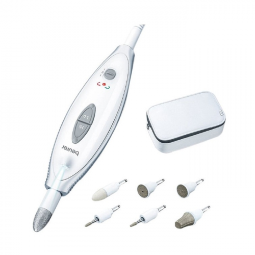 Beurer Beauty Manicure and Pedicure Set MP 41 7 Attachments 2 Speeds LED Light