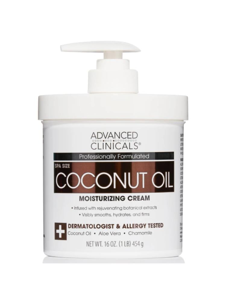 Advanced Clinicals Coconut Oil Body Cream - 454g