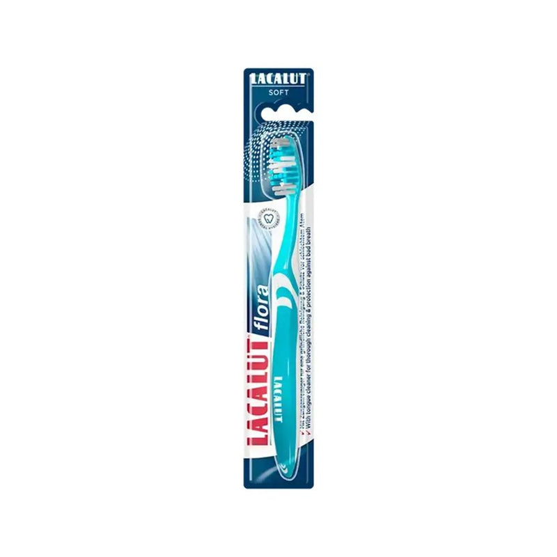 Best Toothbrush 2022 Manual Soft Bristles Sensitive Gums Lacalut Flora 1pc