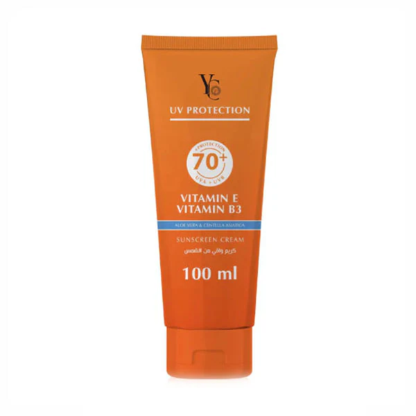 Yc Sunscreen Cream SPF 70+ UVA UVB Protection Sensitive Skin 100ml
