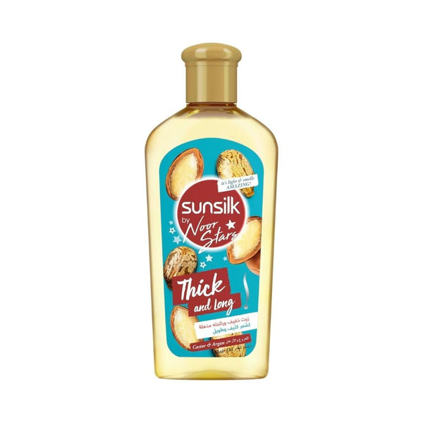 Sunsilk Hair Oil with Castor & Argan Oil for Thick Long Hair 250ml