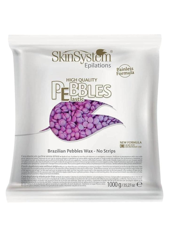 Skin System Violet Wax Granules for Root Hair Removal, 1000g