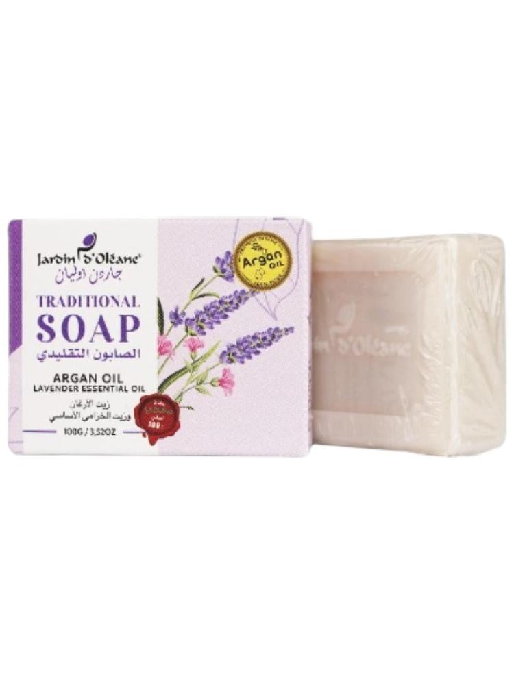 Traditional Pure Olive Oil Soap Argan Oil Lavender Garden Olian 100g